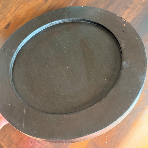 4 wooden pottery barn chargers - Picture 13 of 16